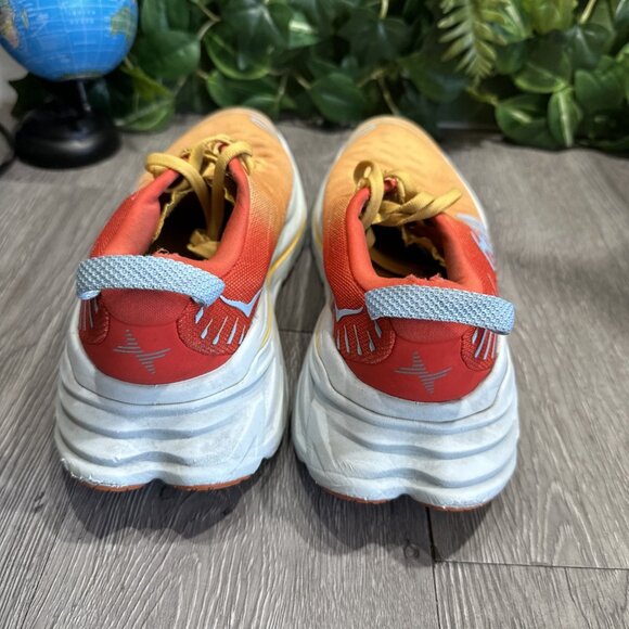 Hoka One One Bondi X Fiesta Amber Yellow Men\'s Size 7.5 D Running Shoes Sneakers main image 4